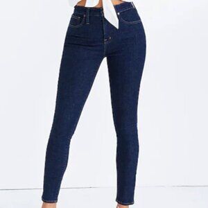 Madewell Curvy High-Rise Skinny Jeans in Lucille Wash in Sz 27